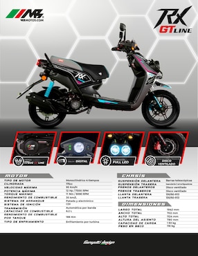 Motoneta Mb Motos rx 175 gt line 2026