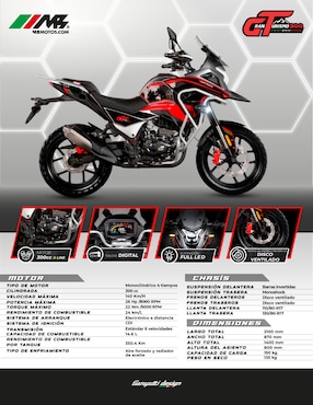 Motocicleta urbana Mb Motos gran turismo 2026