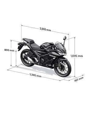 Motocicleta deportiva Suzuki GIXXER 250CC ABS Azul 2026