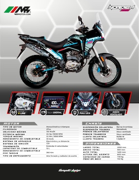 Motocicleta doble propósito MB MOTOS NORDICA 300 R 2026