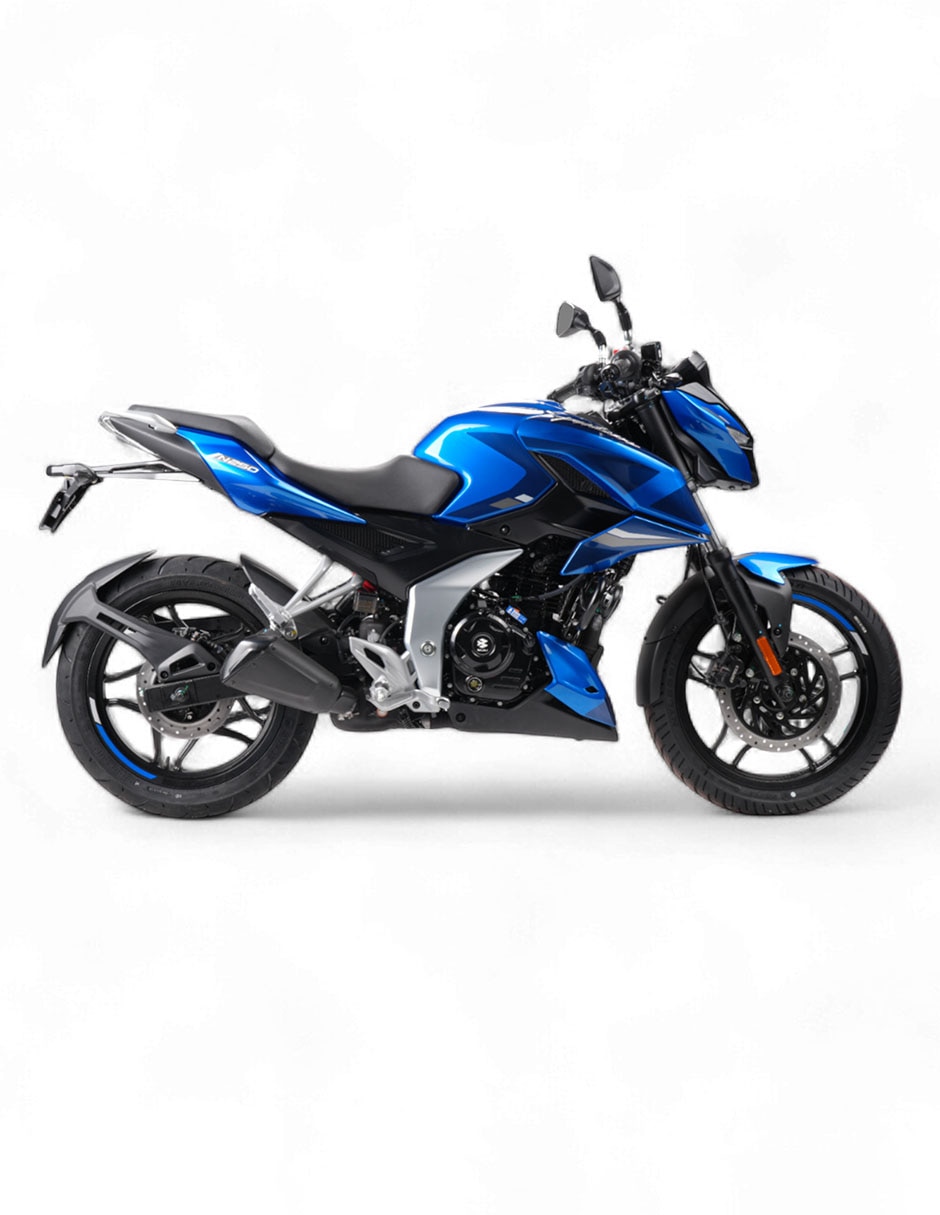 Motocicleta deportiva Pulsar N250 Carb Azul 2026 2