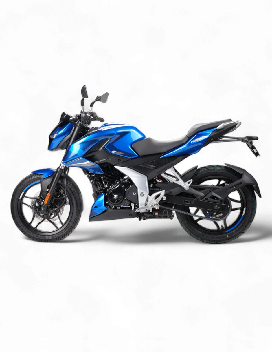 Motocicleta deportiva Pulsar N250 Carb Azul 2026 5