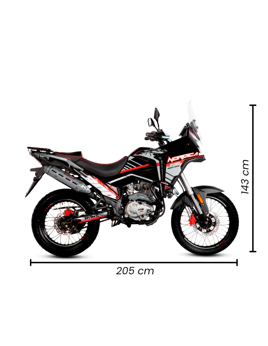 Motocicleta doble propósito Nordica 300 R 2026 6