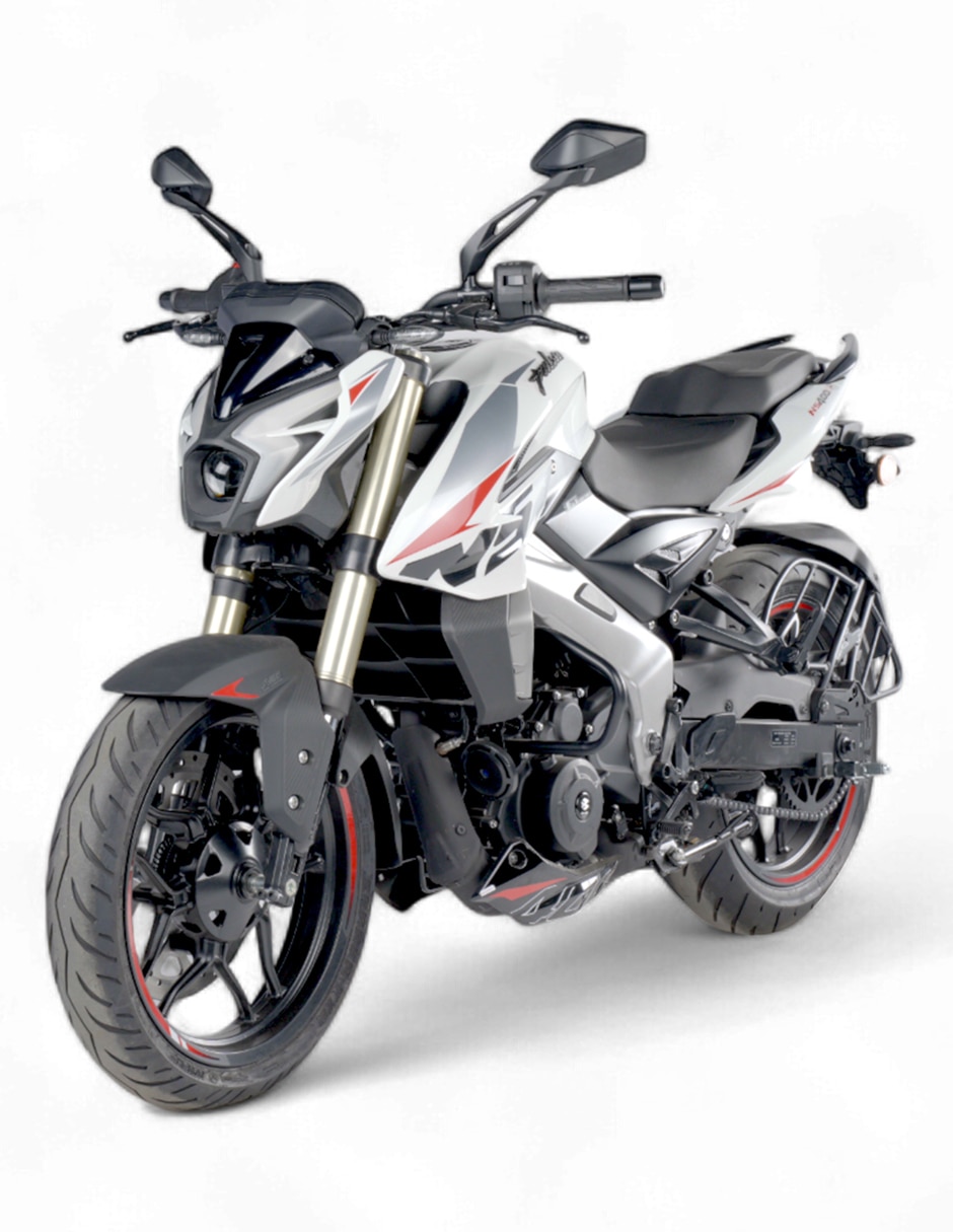 Motocicleta deportiva baj pulsar ns z 400cc perla 2025 7