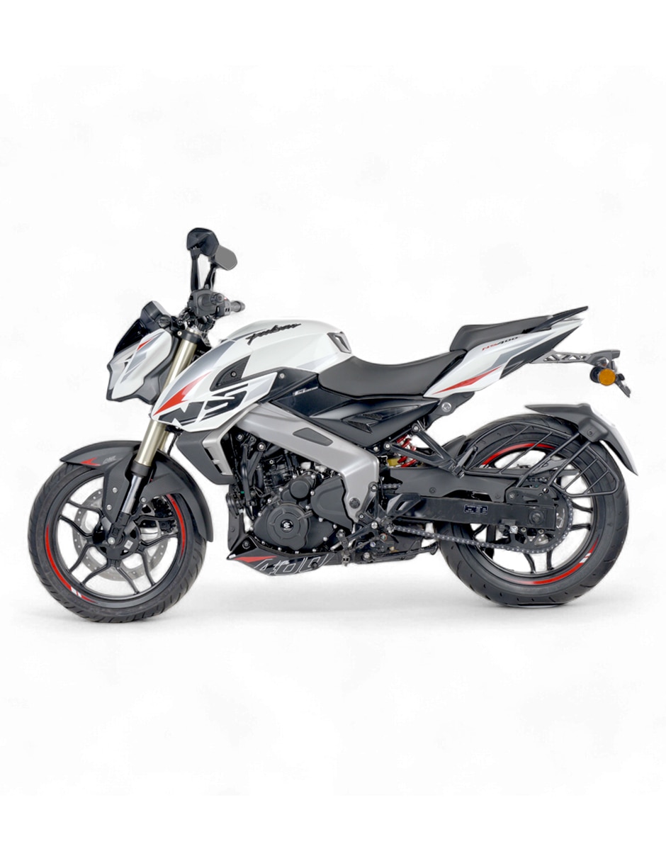 Motocicleta deportiva baj pulsar ns z 400cc perla 2025 6