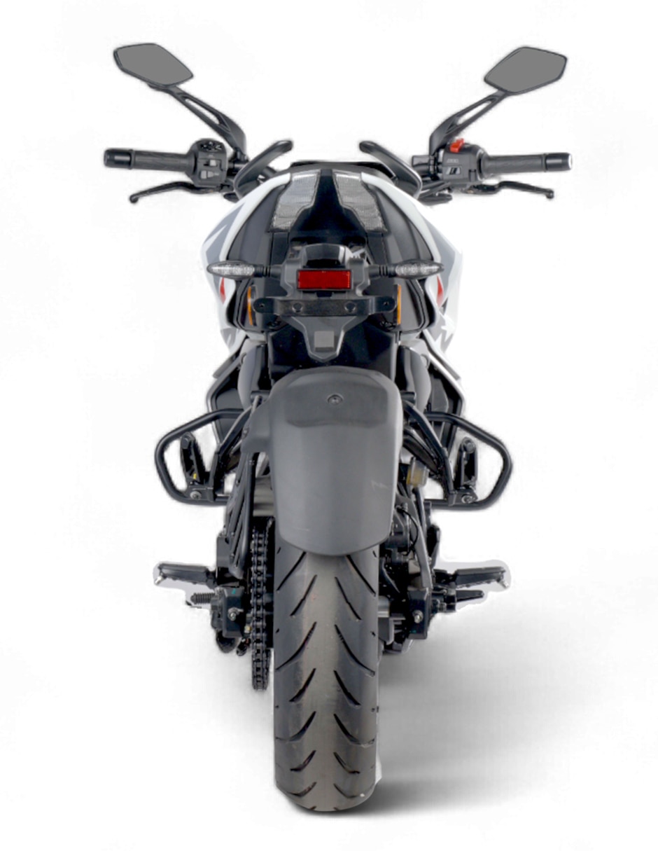 Motocicleta deportiva baj pulsar ns z 400cc perla 2025 4